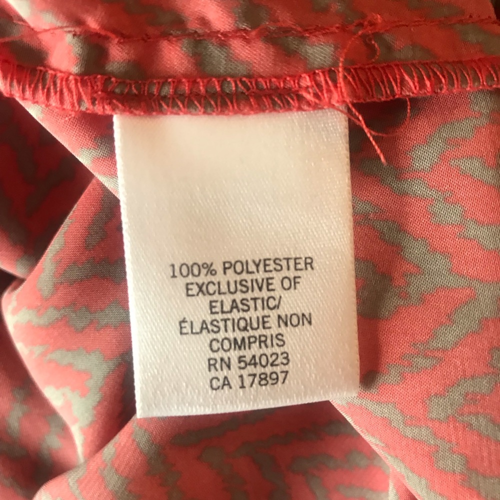 Banana Republic coral and tan skirt - Picture 5 of 6